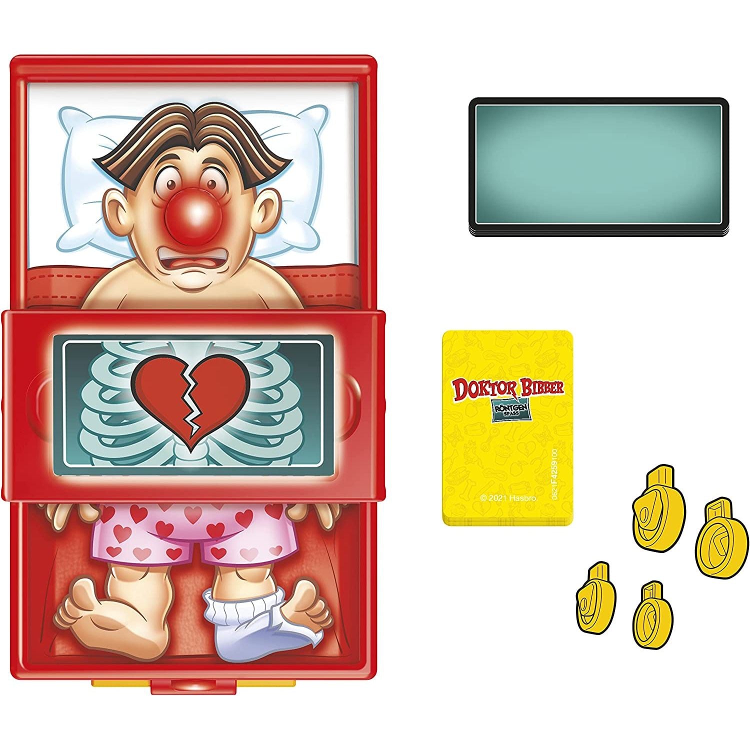 Hasbro - Doktor Bibber - Röntgen Spaß - Sonderedition Operation X-Ray Match Up (Englisch)