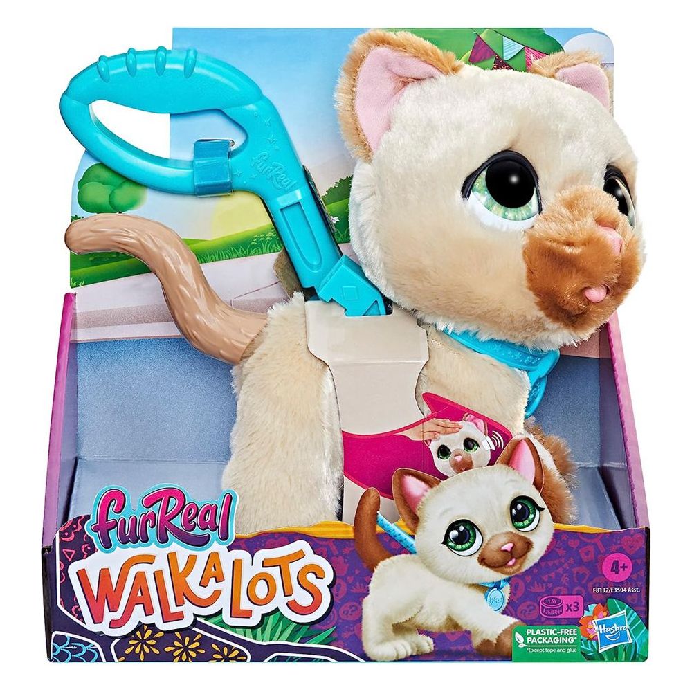 Hasbro - FurReal Friends Walkalots - Plüsch Katze