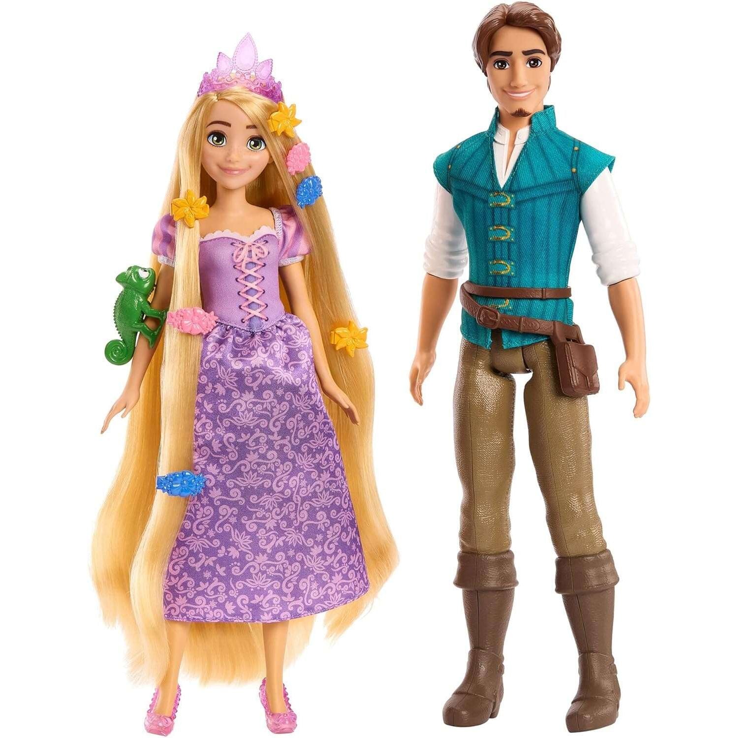 Disney - HLW39 - Disney Princess - Rapunzel und Flynn, Spiel Puppen Set