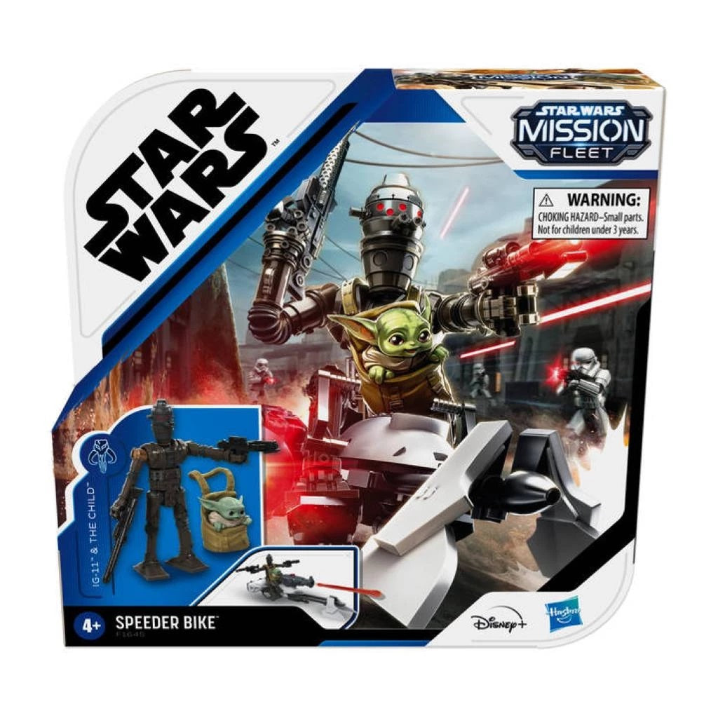 Hasbro - Star Wars Mission Fleet IG-11 und The Child Speederbike