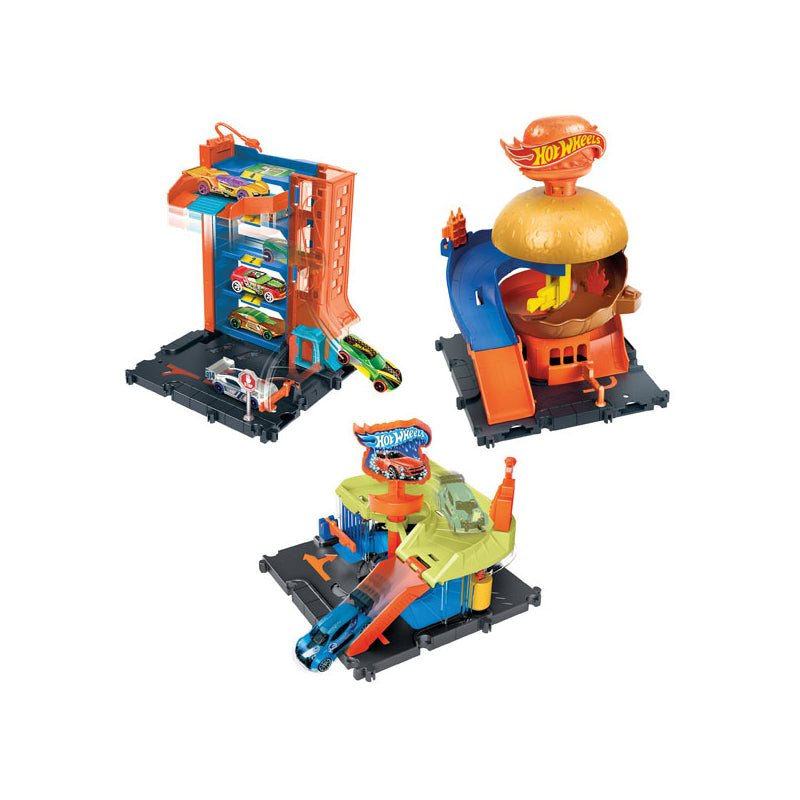 Mattel - Hot Wheels City Burger Blitz Playset