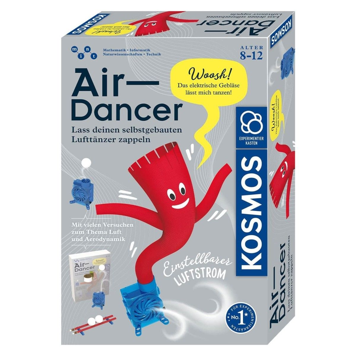 Kosmos - 620882 - Experimentierkasten, Air Dancer, 30 cm, Bausatz Lufttänzer