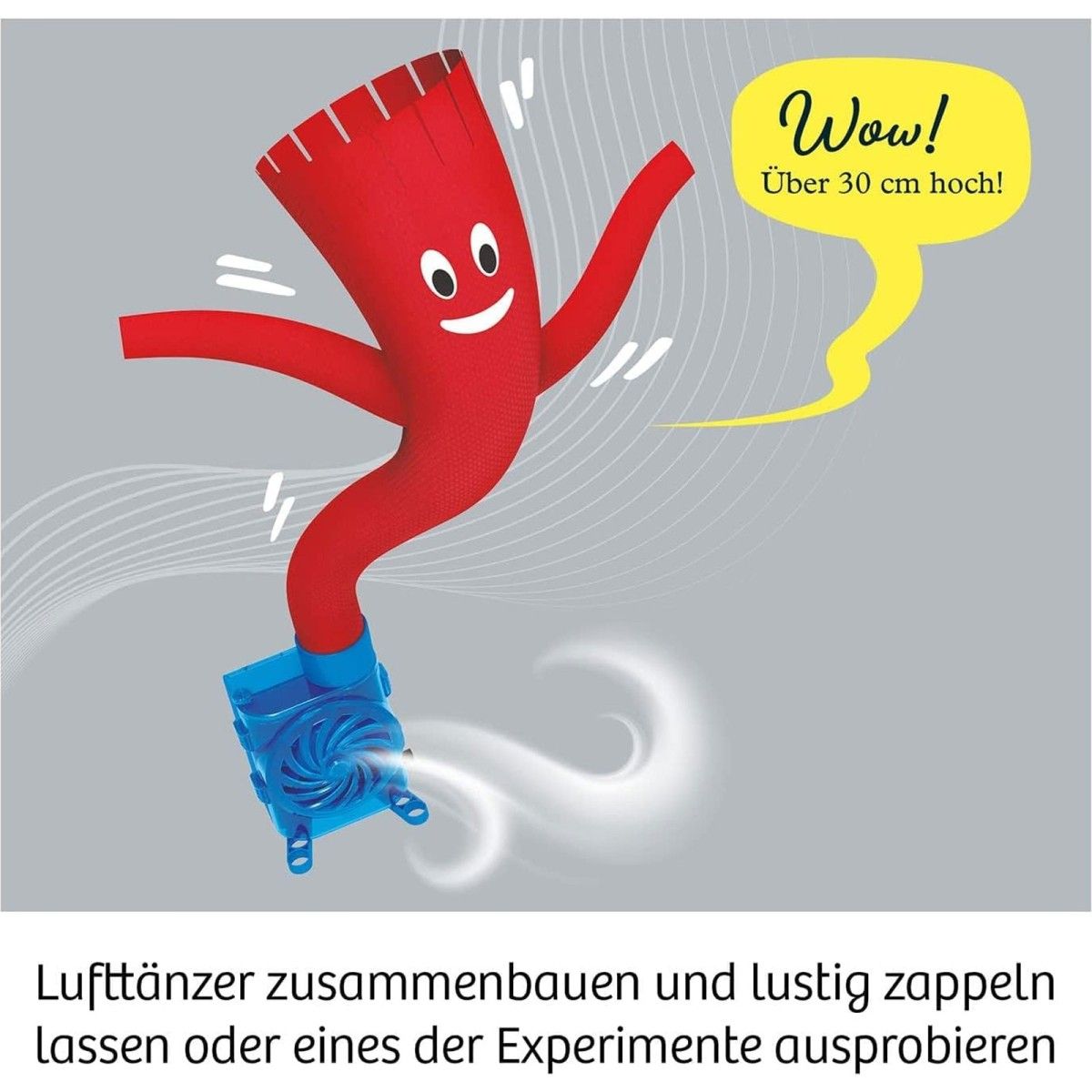 Kosmos - 620882 - Experimentierkasten, Air Dancer, 30 cm, Bausatz Lufttänzer