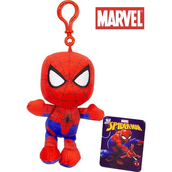 Marvel Plüsch Schlüsselanhänger Spiderman 13cm
