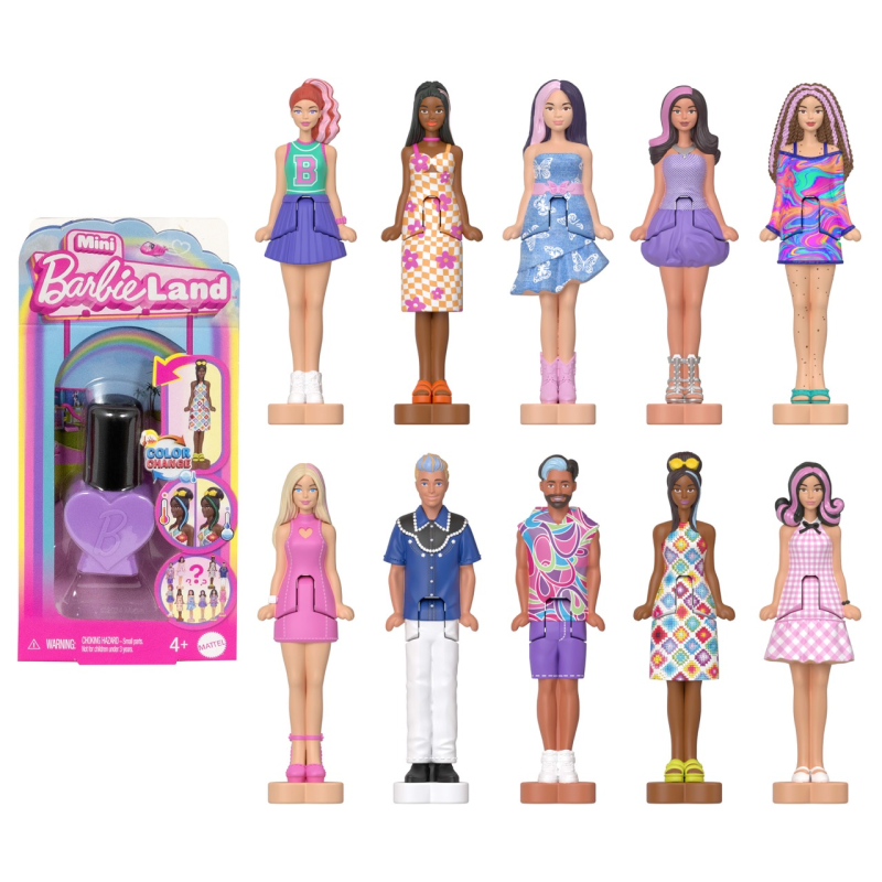 Mattel - JCP97 - Barbie Mini BarbieLand Fashionistas Puppen