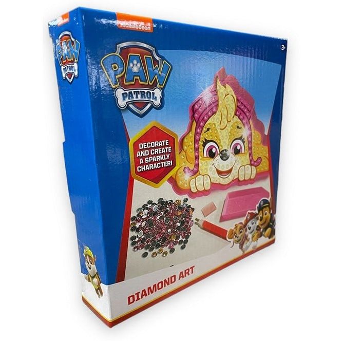 Spin Master - PWP22-5724-2 - Paw Patrol Diamond Art Skye 18x18cm, Bastelset