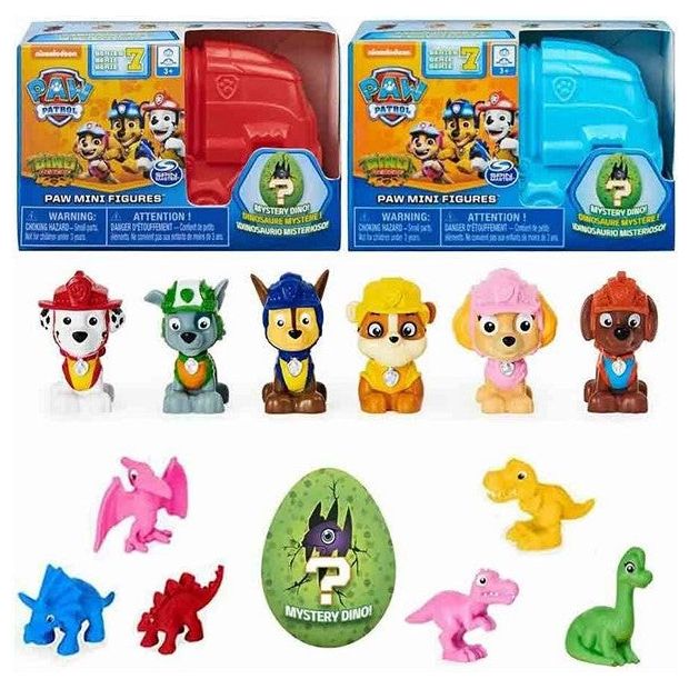 Spin Master - Paw Patrol - Dino Rescue Deluxe Minifiguren, Sammelfiguren