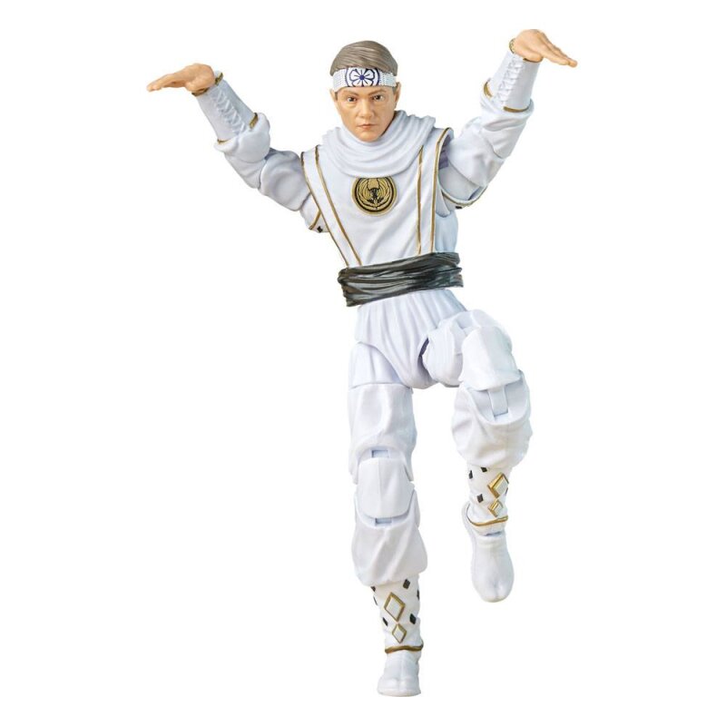 Hasbro - Power Rangers x Cobra Kai Ligtning Collection Actionfigur: Morphed Daniel LaRusso - White Crane Ranger