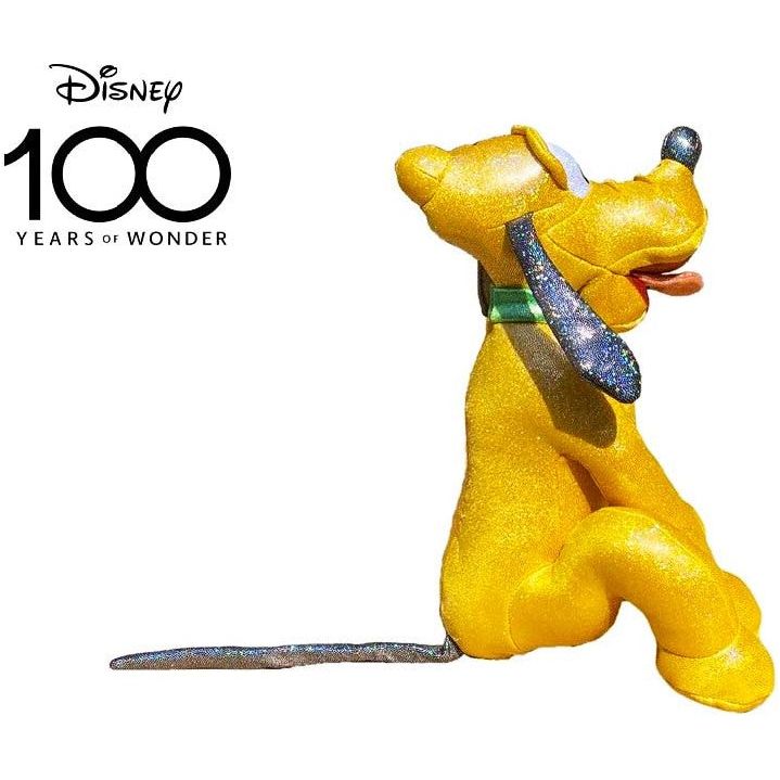 Disney 100th Anniversary die Plüschhelden Tigger, Winnie Pooh, Simba, Dumbo oder Pluto in Glitzer mit Sound 32cm