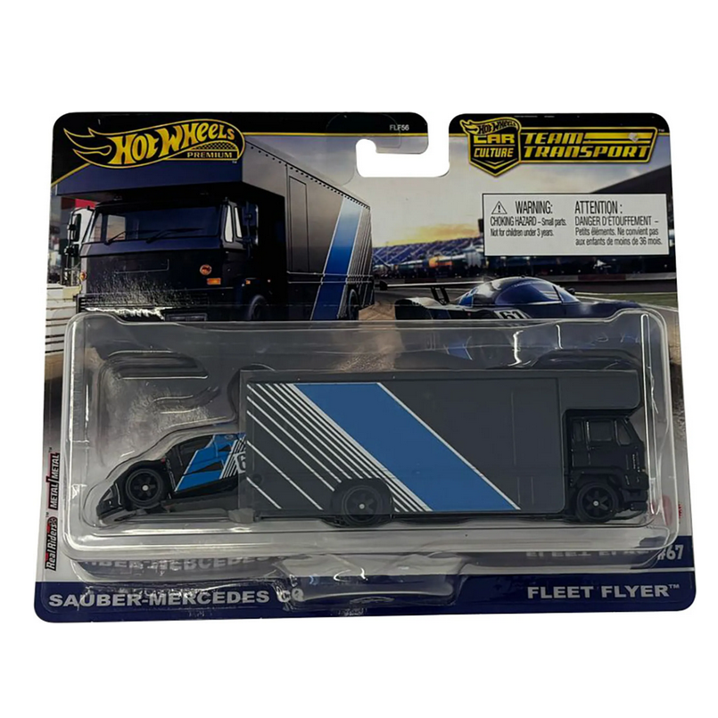 Mattel - FLF56 - Hot Wheels - Premium Team Transport, 2-er Pack, Car Culture