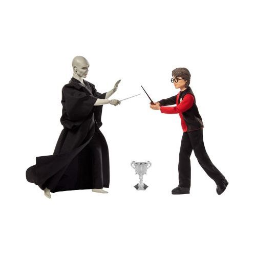 Harry Potter Geschenkset für Sammler mit Voldemort-Puppe und Harry Potter-Puppe