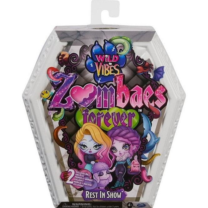Spin Master 6064943 - Zombaes Forever Rest in Show Spielset mit 2 Puppen