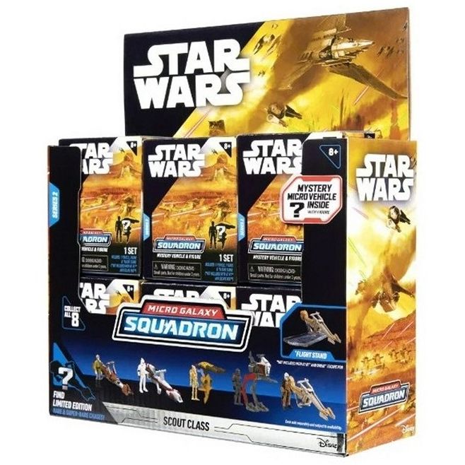 Jazwares - SWJ0032 - Star Wars – Micro Galaxy Squadron – Serie 2 – Fahrzeug & Figur (Blindbox)