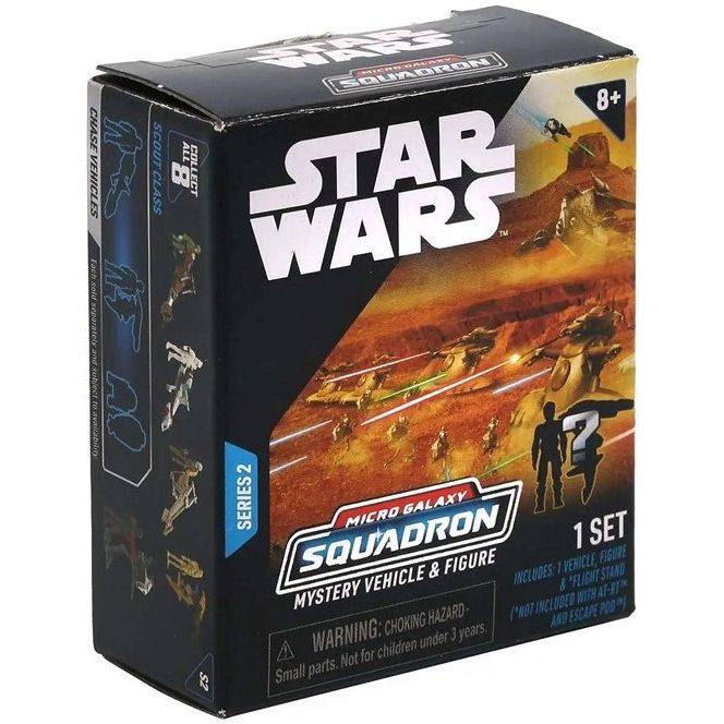 Jazwares - SWJ0032 - Star Wars – Micro Galaxy Squadron – Serie 2 – Fahrzeug & Figur (Blindbox)