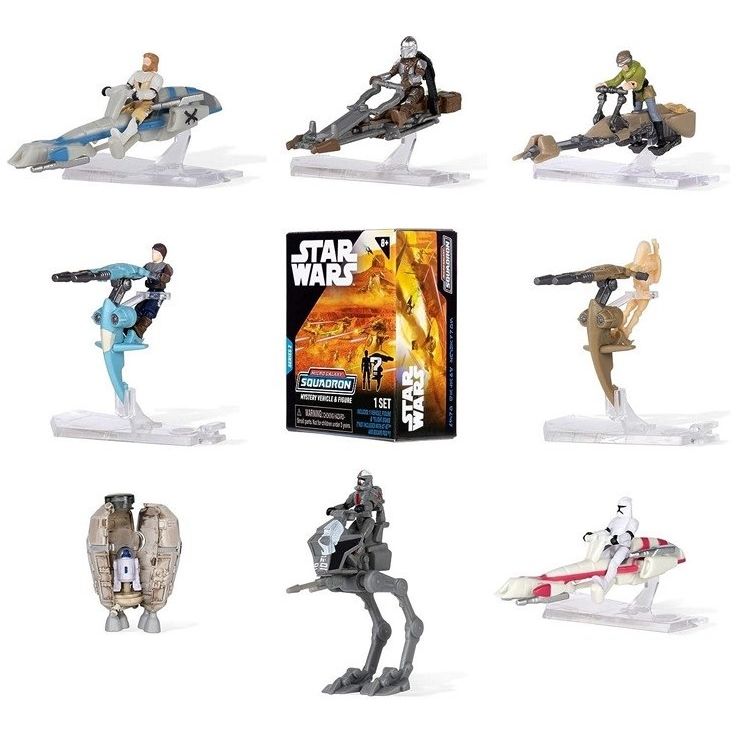 Jazwares - SWJ0032 - Star Wars – Micro Galaxy Squadron – Serie 2 – Fahrzeug & Figur (Blindbox)