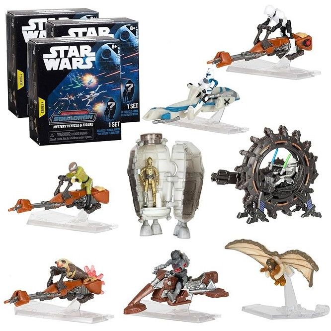 Jazwares - SWJ0072BS4 - Star Wars – Micro Galaxy Squadron – Serie 4 – Fahrzeug & Figur (Blindbox) (Kopie) (Kopie)