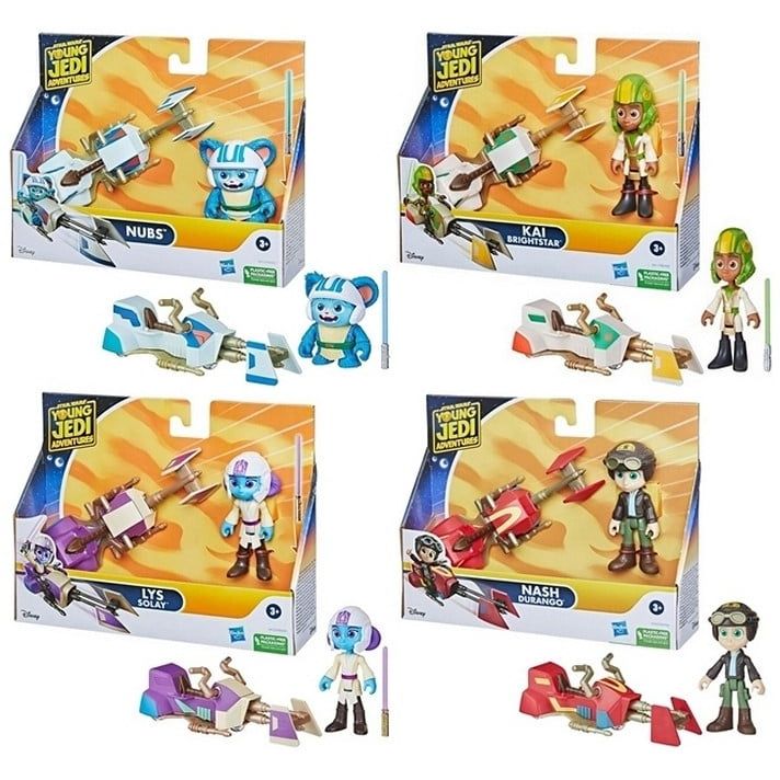 Hasbro - F79595L00 - Star Wars The young Jedi Figur und Fahrzeug