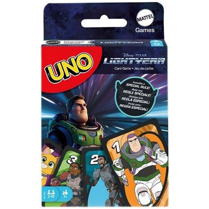 Mattel - UNO - Disney Pixar Lightyear Kartenspiel Gesellschaftsspiel