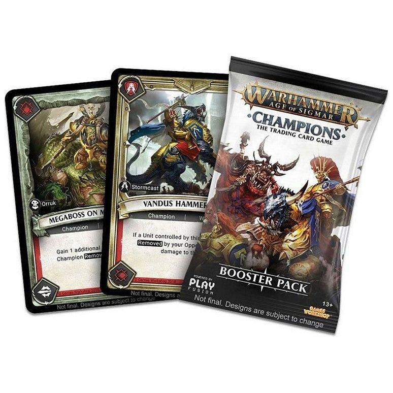 Warhammer Age of Sigmar: Champions Wave 1 Booster Sammelkartenspiel