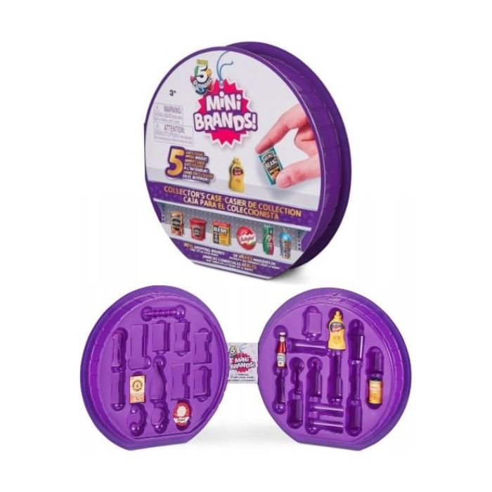 Zuru - Blindbag - 5 Surprise - Mini Brands - Mini Marken - Global Serie 1 - Sammelkoffer