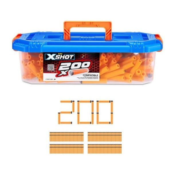 Zuru - 36181 - X-SHOT DART 200 STK. NACHFÜLLBOX
