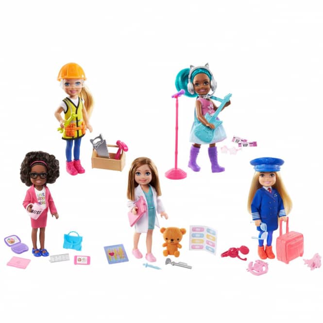 Mattel - Barbie Chelsea kann alles sein - Karriere Spielset Puppe
