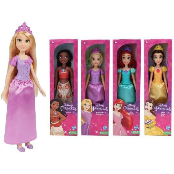 HASBRO Disney-Prinzessin Arielle, Belle, Rapunzel oder Moana Puppe