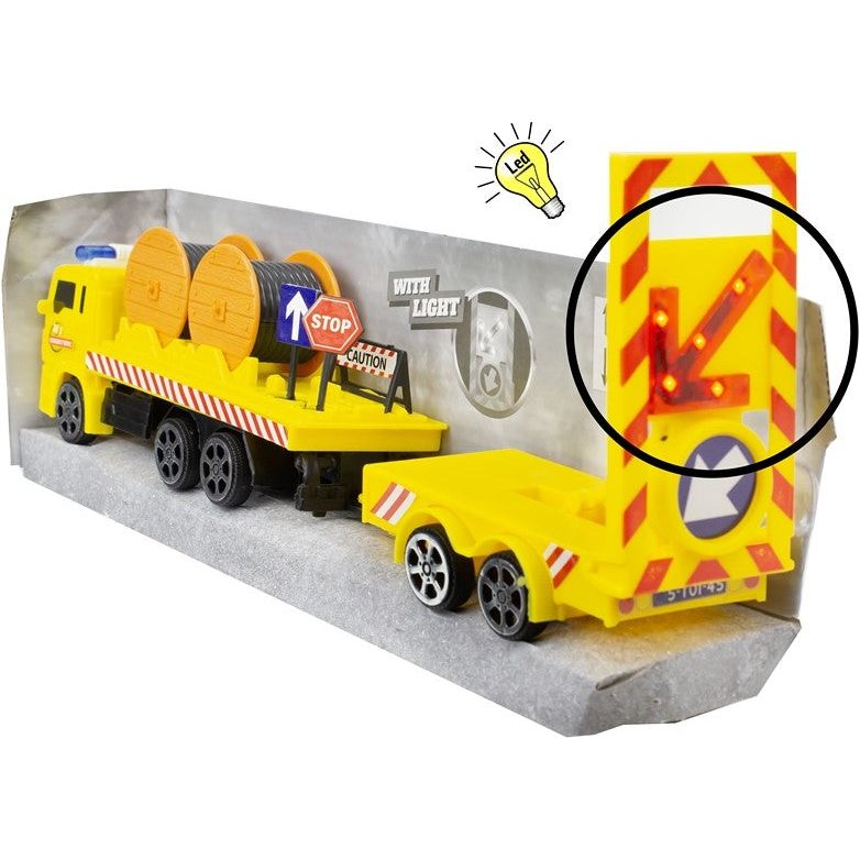 Toi Toys -Spielzeug LKW Straßenmeisterei mit Licht