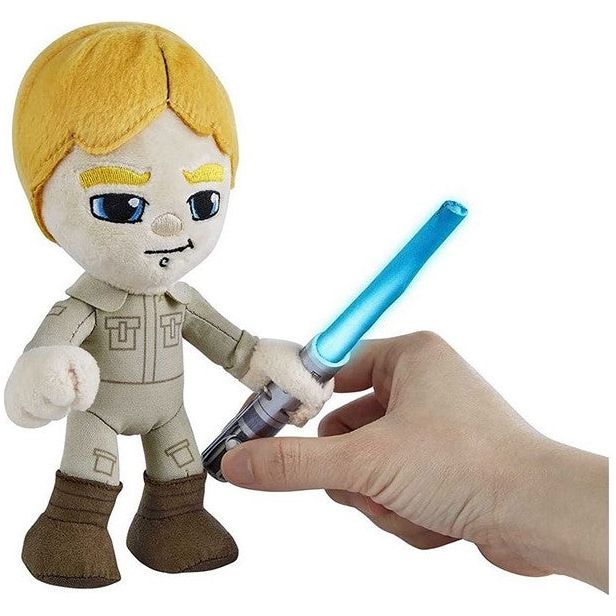 Disney Star Wars Plüsch Luke Skywalker mit leuchtendem Lichtschwert