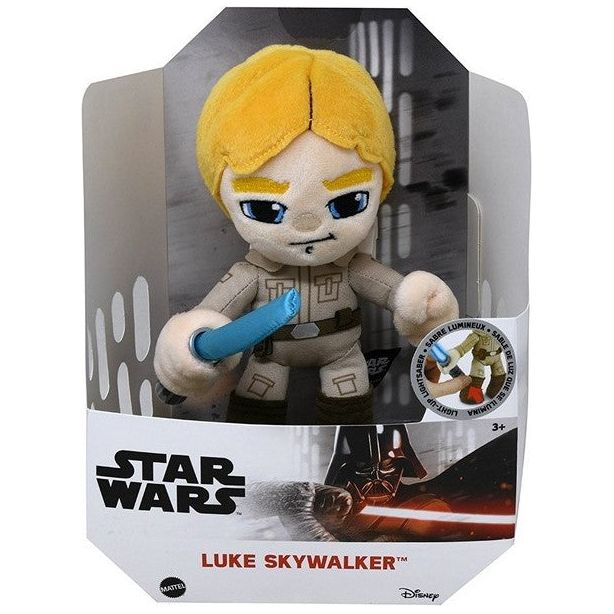 Disney Star Wars Plüsch Luke Skywalker mit leuchtendem Lichtschwert