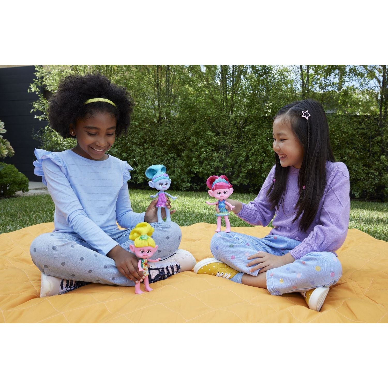 Mattel - Dreamworks - HNF03 - Trolls 3 Band Gemeinsam Stark, Sammelfigur, Spielfigur