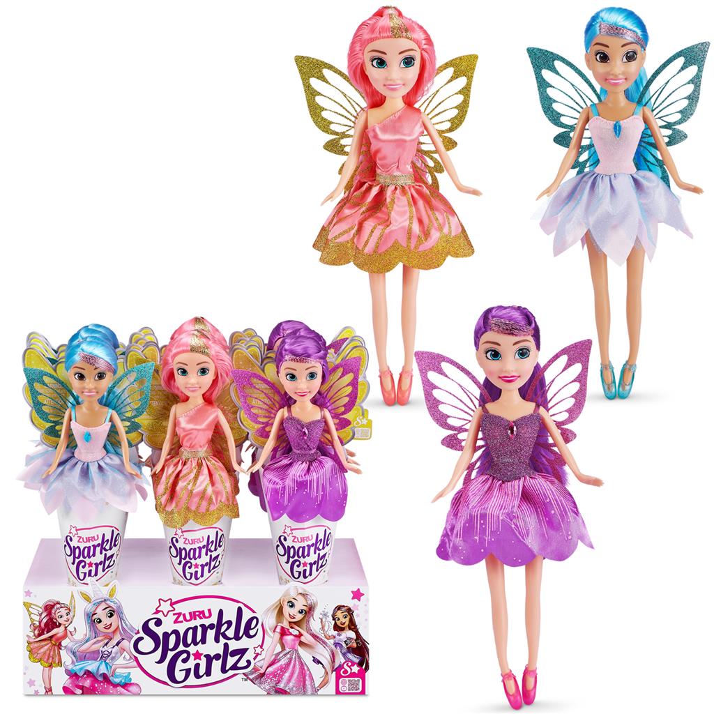 Zuru 10006 - Sparkle Girlz - Fairy Princess, Feen Puppe
