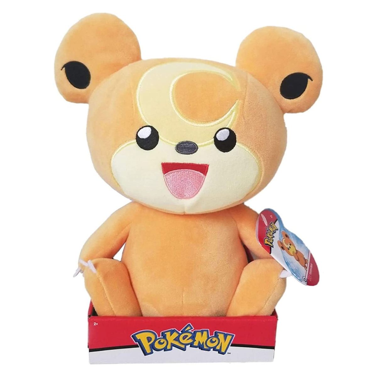 Jazwares PKW0104 - Pokémon - Teddiursa, 30 cm Kuscheltier, Plüschtier