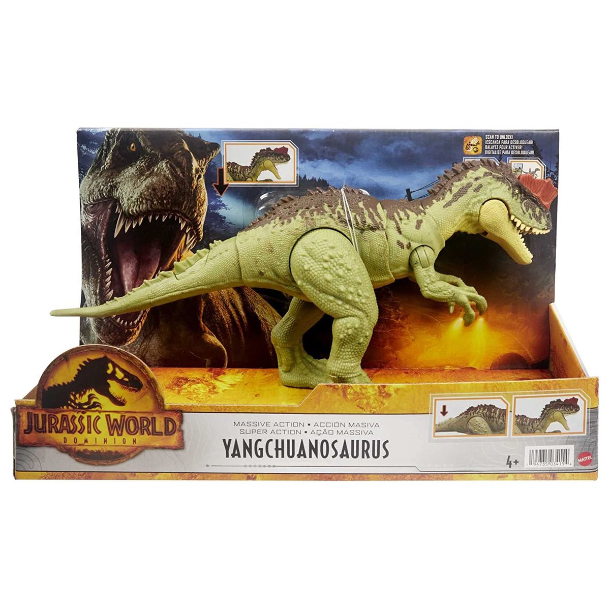 Mattel Jurassic World Massive Action Yangchuanosaurus