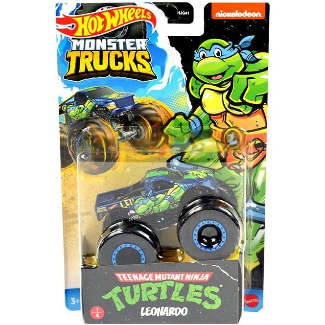 Hot Wheels Teenage Mutant Ninja Turtles Die Cast Monster Trucks 1:64