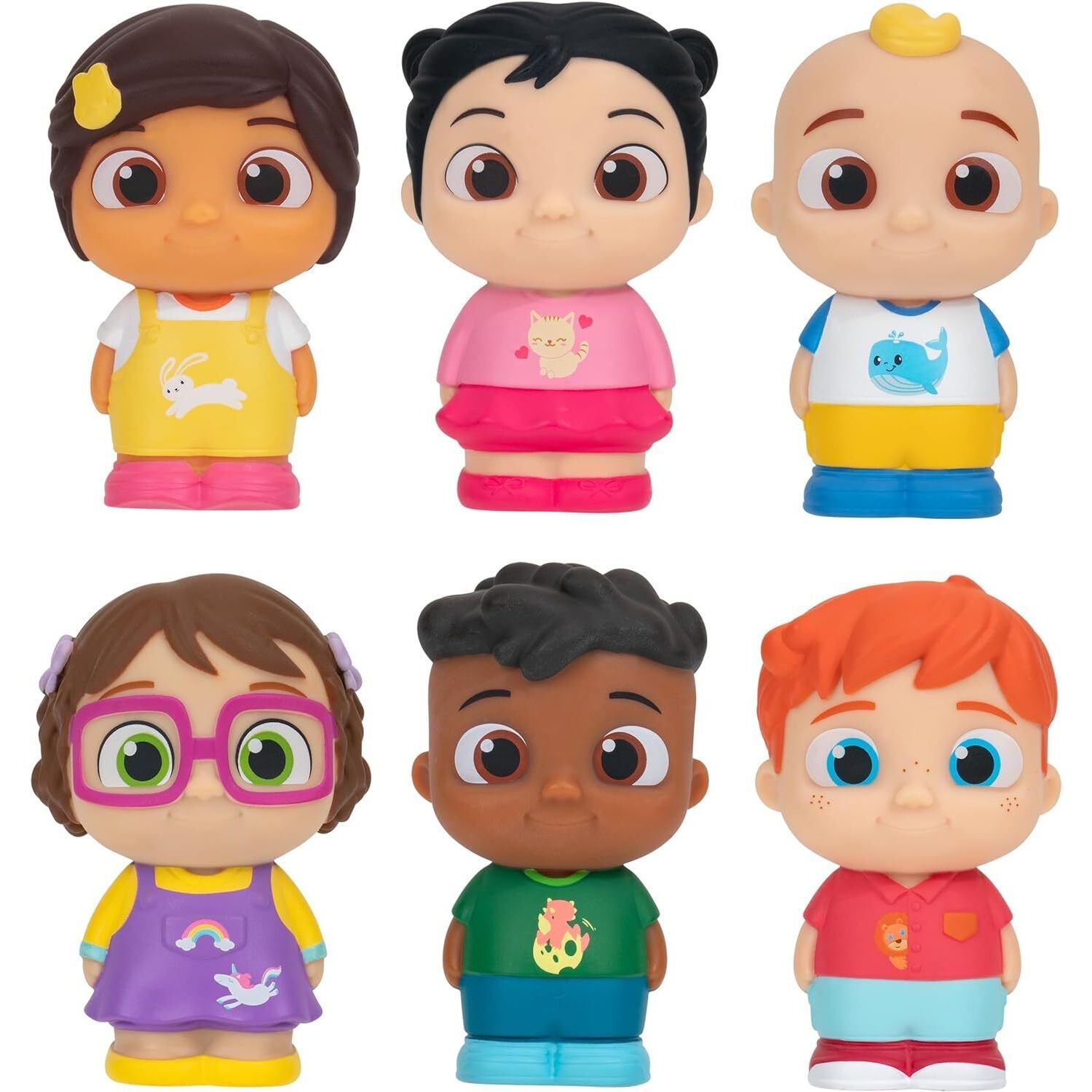 Jazwares - CMW0540 - Cocomelon - Figuren Set, 6er Pack, JJ und Freunde