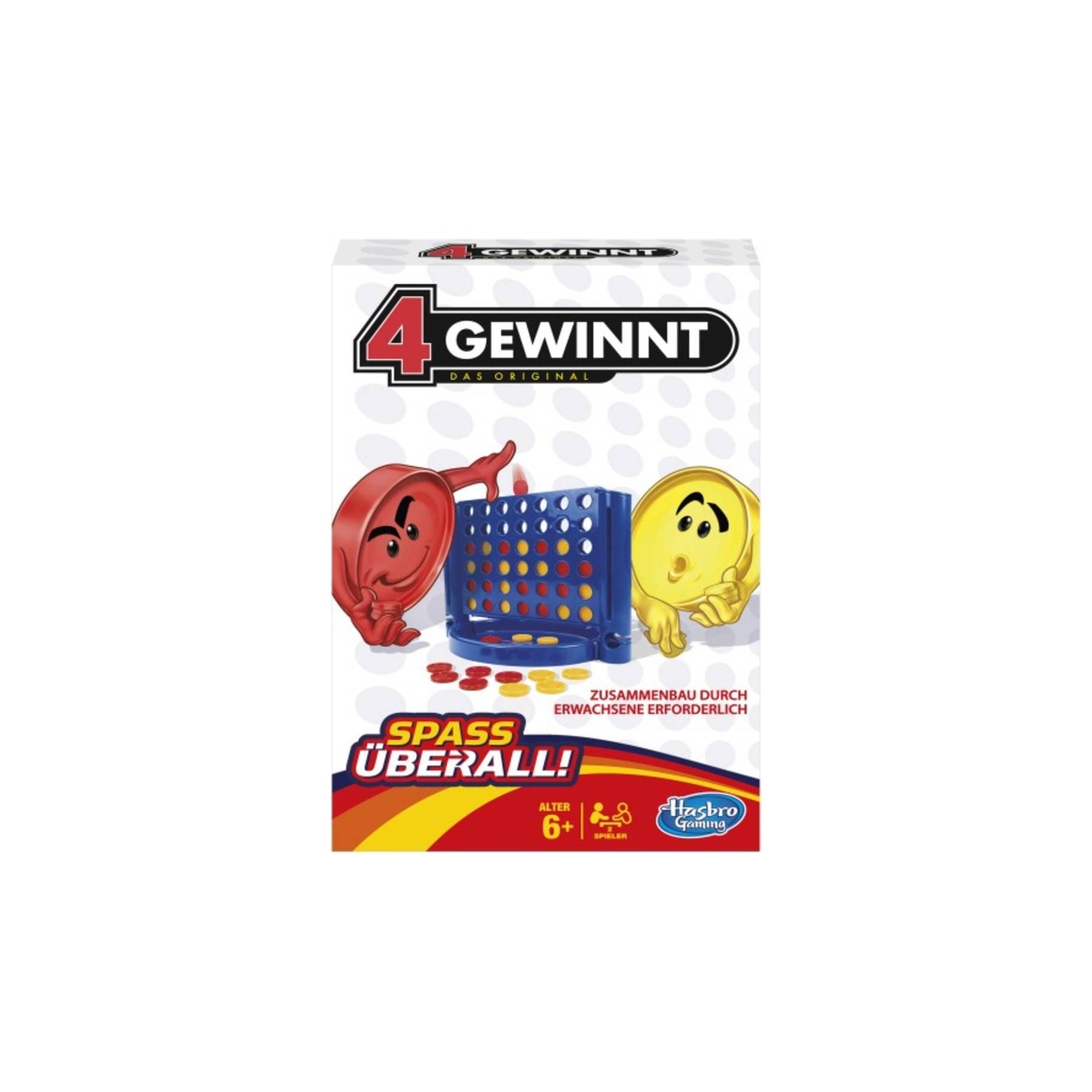 Hasbro - 4 Gewinnt - Kompakt, Spiel, Reisespiel