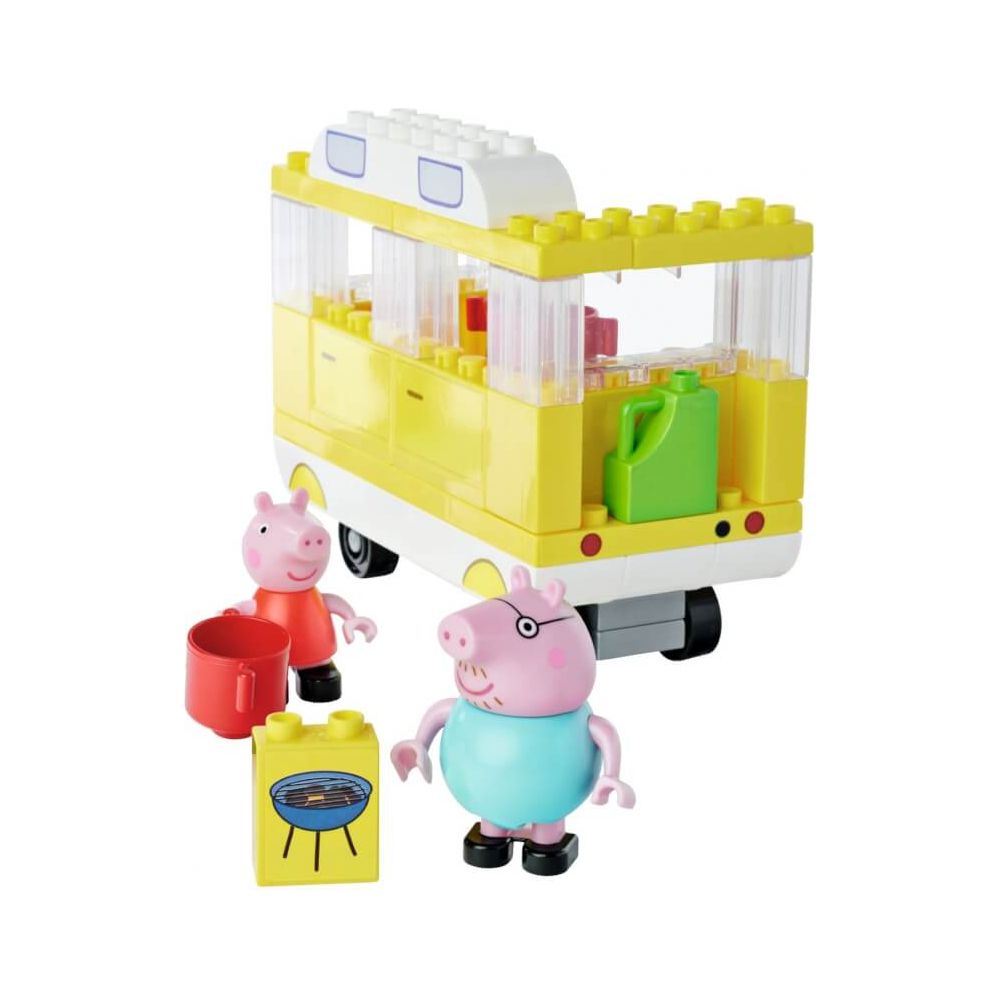 BIG-Bloxx - Peppa Wutz - Campervan, Camping mit Peppa Pig