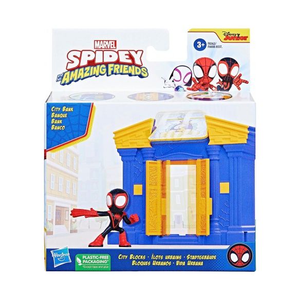 Hasbro - Marvel - Spidey und seine Super-Freunde - Spielset Bank, Supermarkt oder Pizzeria