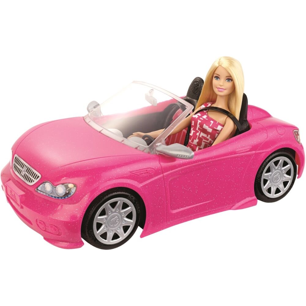 Mattel - DJR55 - Barbie Glam Cabrio & Puppe
