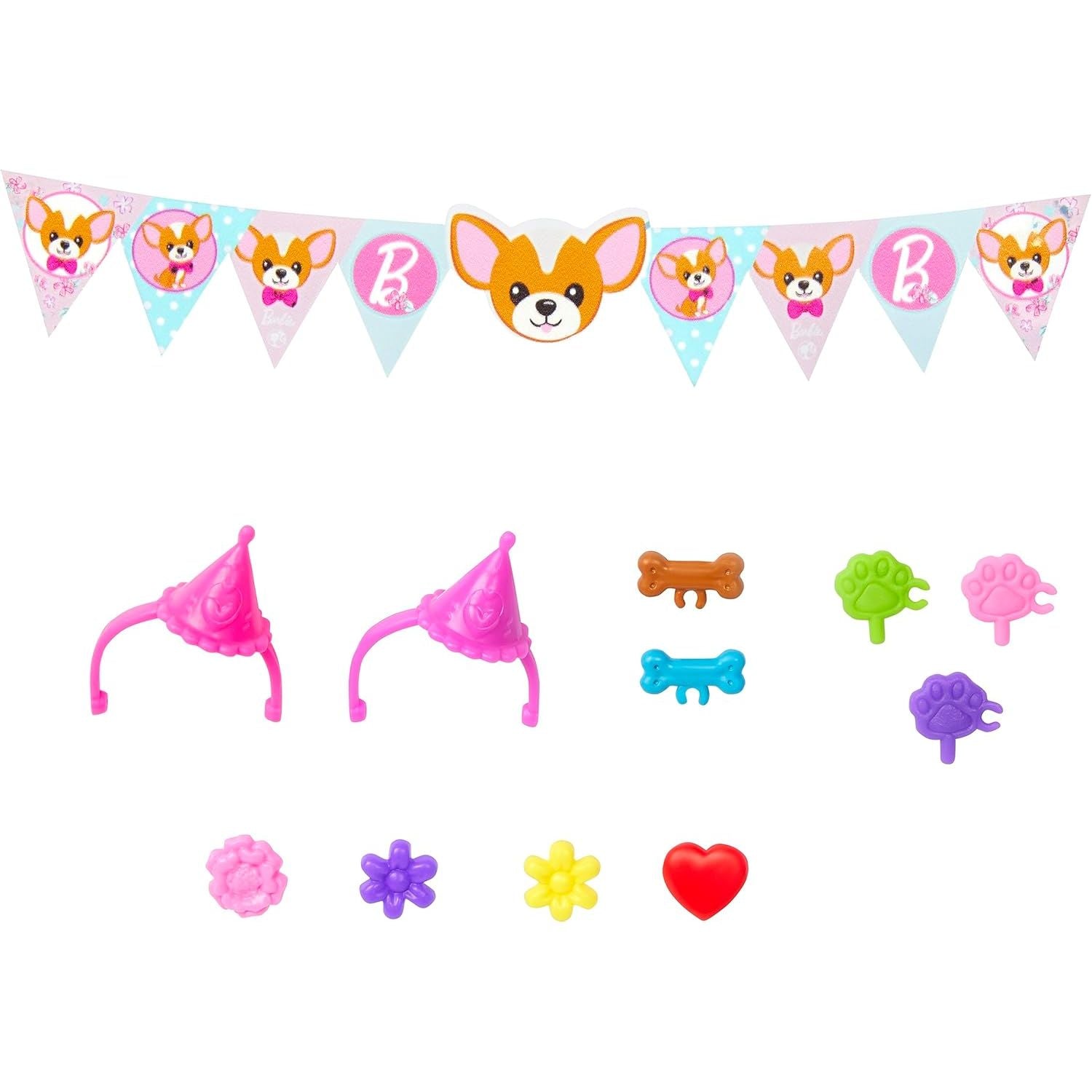 Mattel - HJY88 - Barbie Celebration Fun Chelsea Hundeparty