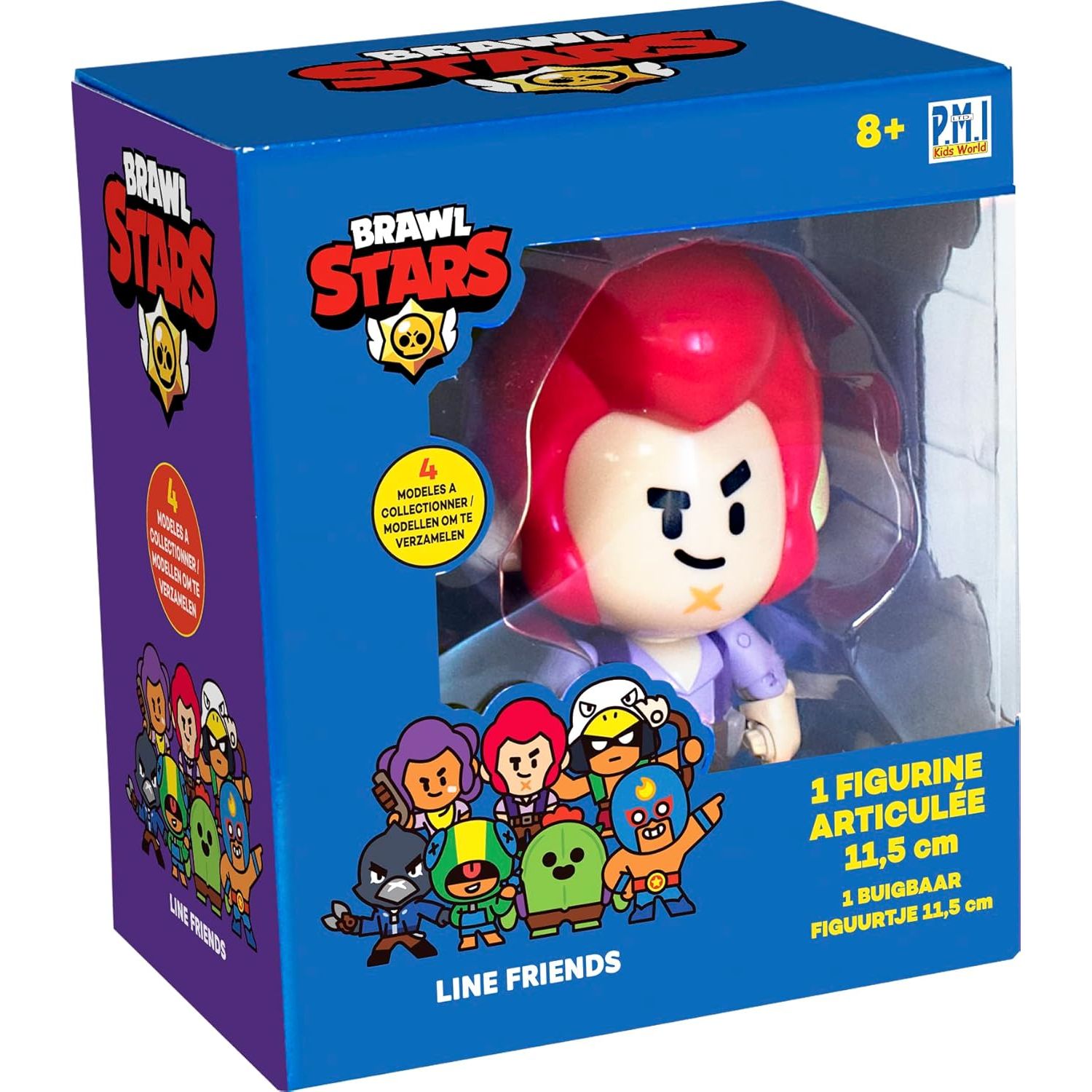 Brawl Stars – 1 Figur mit Gelenken, 11,5 cm – Colt