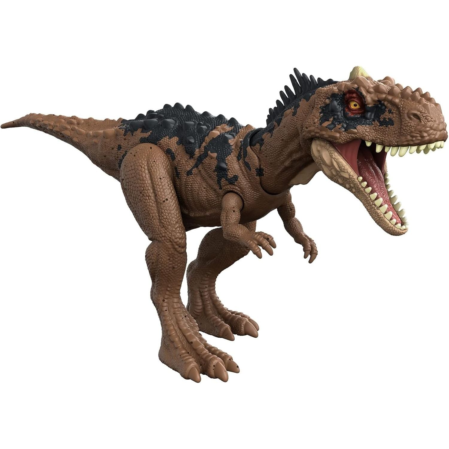 Jurassic World HDX45 - Roar Strikers - Rajasaurus - bewegliche Dinosaurier Figur