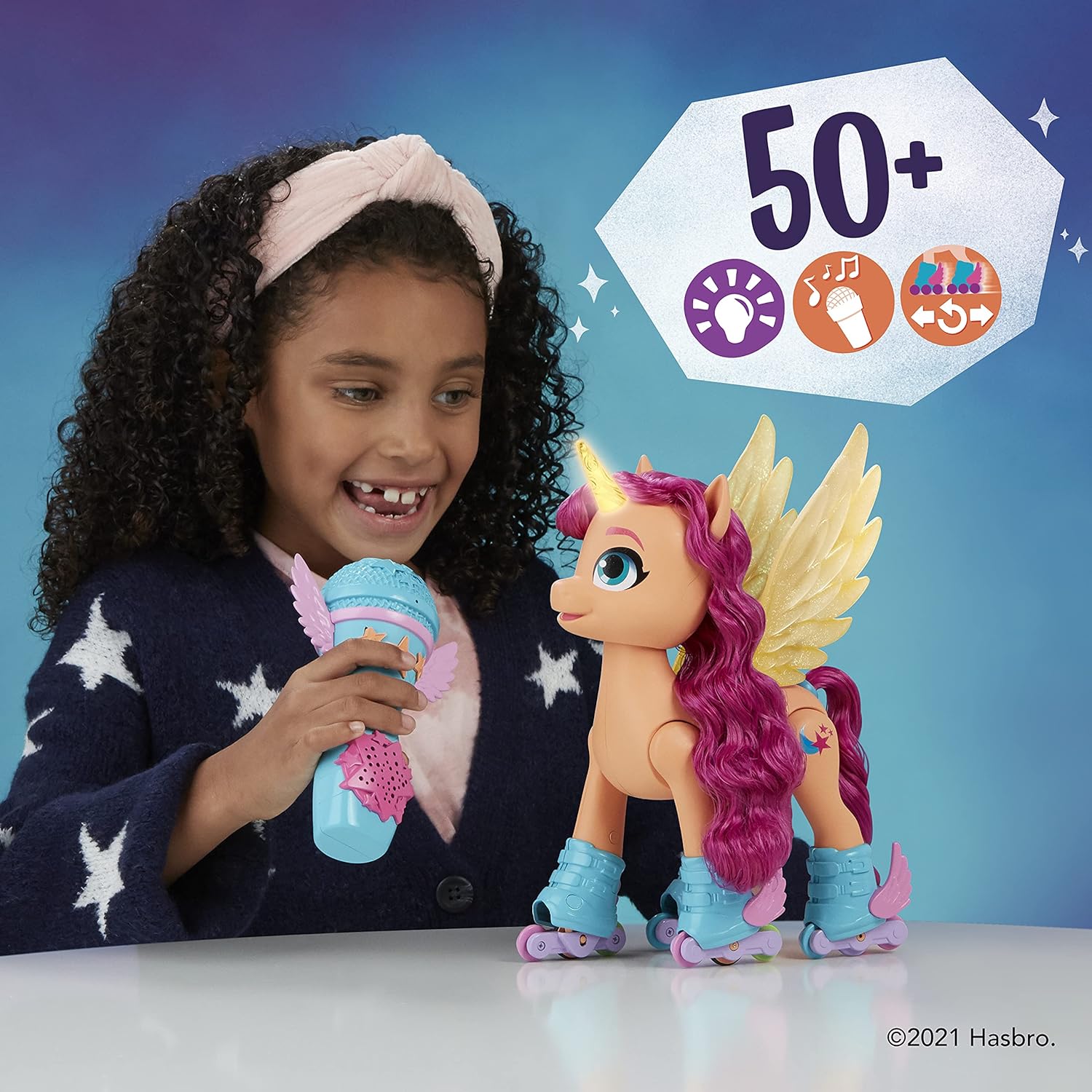 Hasbro My Little Pony – Eine neue Generation Sing- und Skatespaß Sunny Starscout