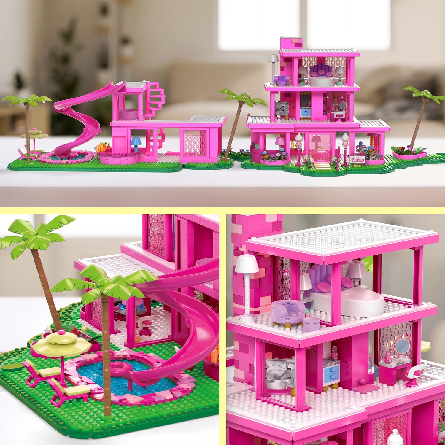 Mattel HPH26 - MEGA Barbie DreamHouse, Konstruktionsspielzeug,