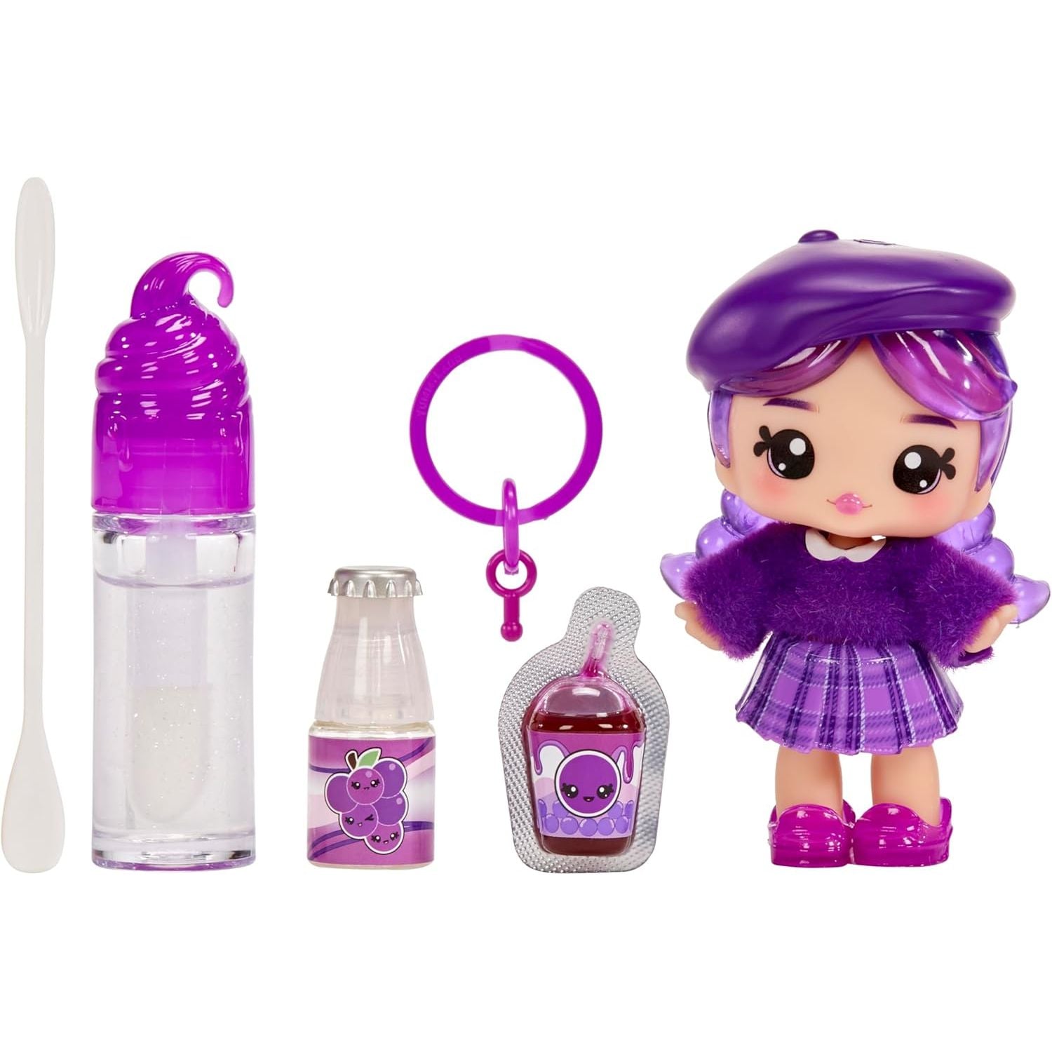 MGA - 120698-EUC - Yummiland - Duftende Puppe mit DIY Lipgloss-Set