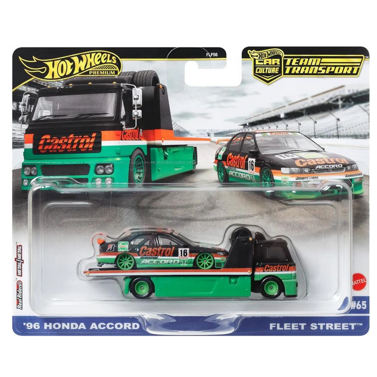 Mattel - FLF56 - Hot Wheels - Premium Team Transport, 2-er Pack, Car Culture