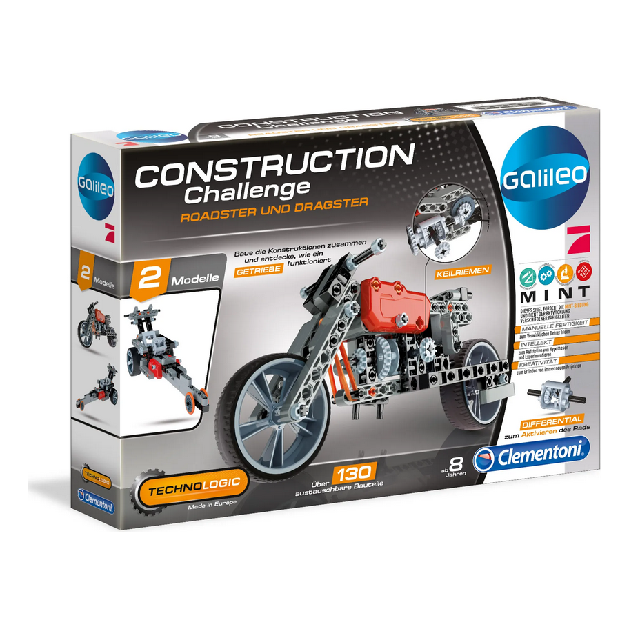 Clementoni Galileo Construction Challenge - Roadster und Dragster