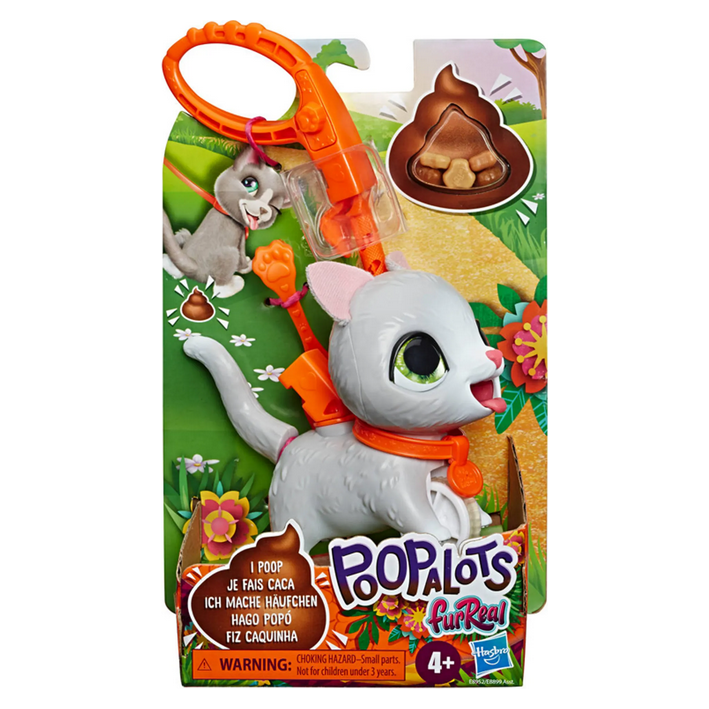 furReal -  E8899 - POOPALOTS LIL WAGS, kleine Spielfigur Hund oder Katze