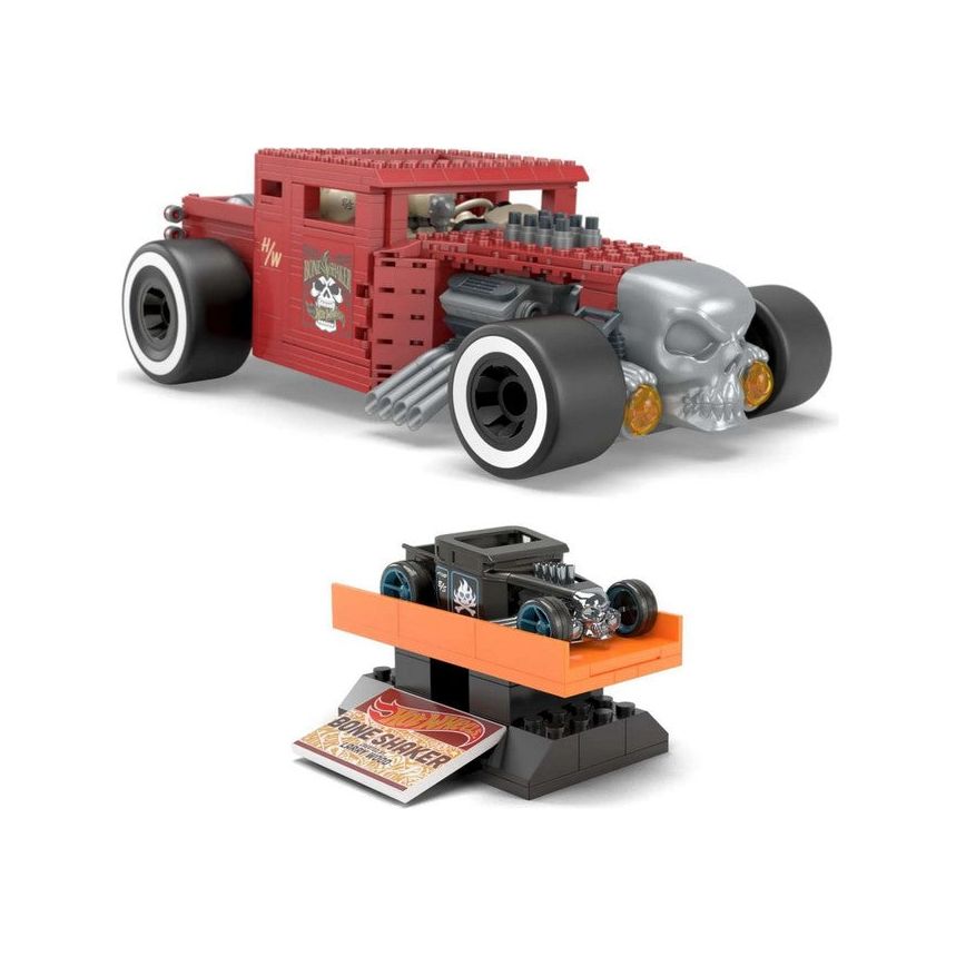 Mattel HBD50 - Mega - Hot Wheels - Bone Shaker, Bausatz, 904 Teile